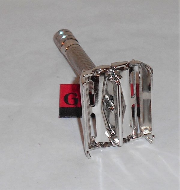 1941 Gillette Ranger Tech Razor Re-plated Bright Nickel A18 (24).JPG
