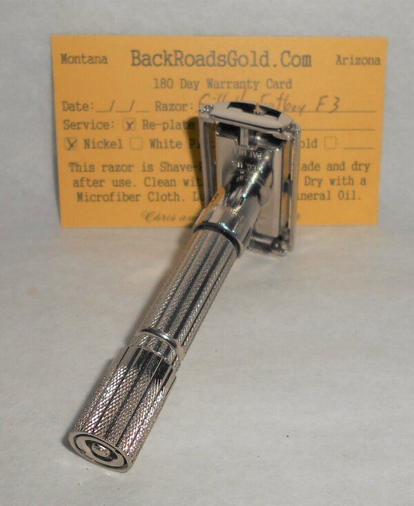 Gillette Fat Boy Razor 1960 TTO Adjustable Refurbished Replated Mirror Nickel E3–BB (15).JPG