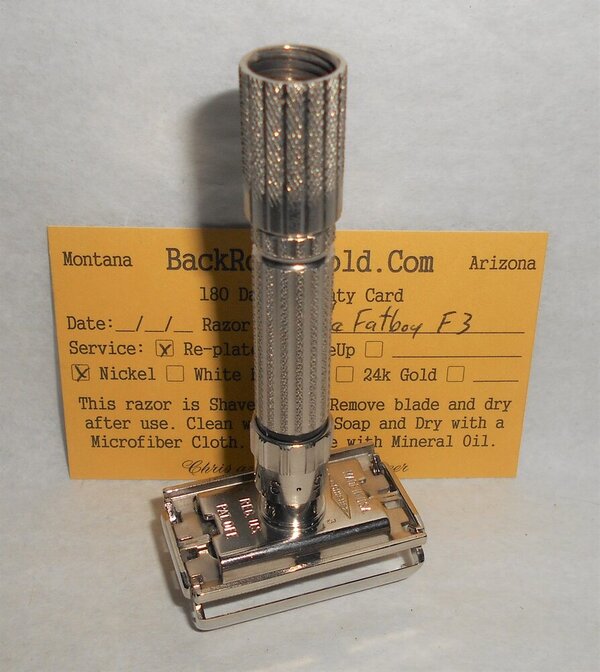 Gillette Fat Boy Razor 1960 TTO Adjustable Refurbished Replated Mirror Nickel E3–BB (49).JPG